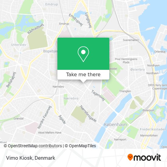 Vimo Kiosk map