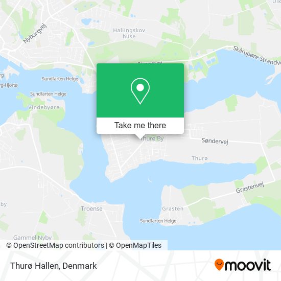 Thurø Hallen map