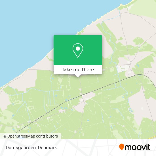 Damsgaarden map