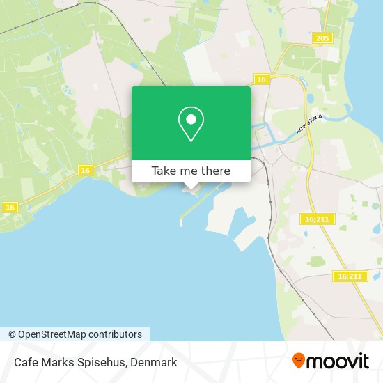 Cafe Marks Spisehus map