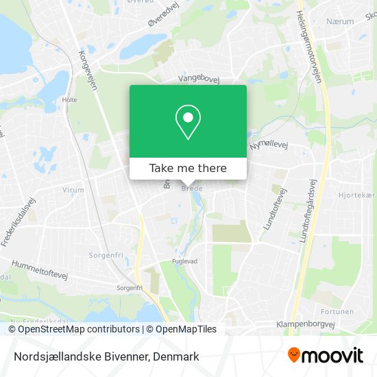 Nordsjællandske Bivenner map