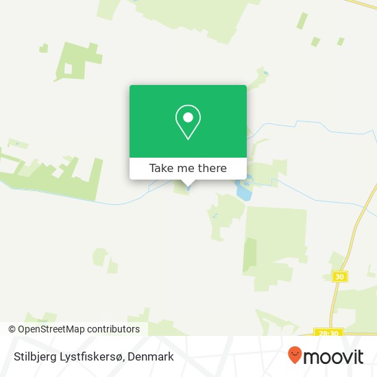 Stilbjerg Lystfiskersø map