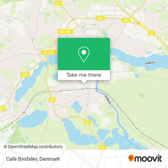 Café Bindslev map