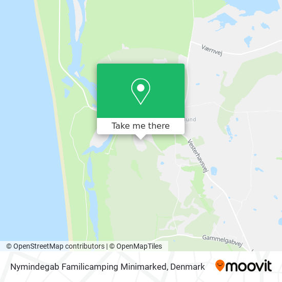 Nymindegab Familicamping Minimarked map