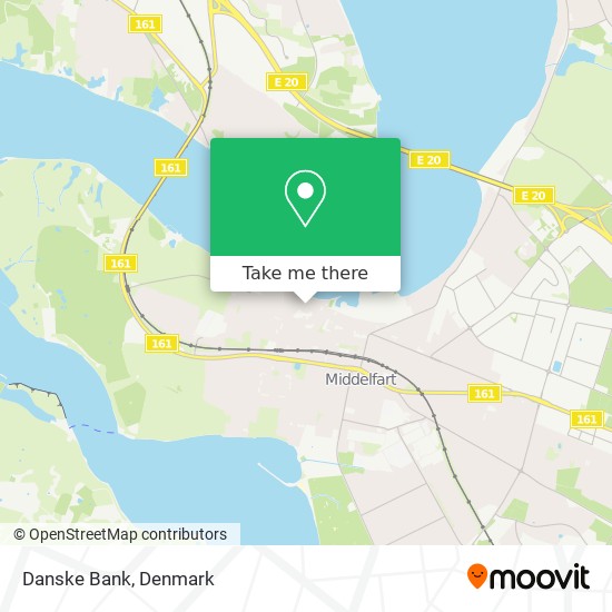 Danske Bank map