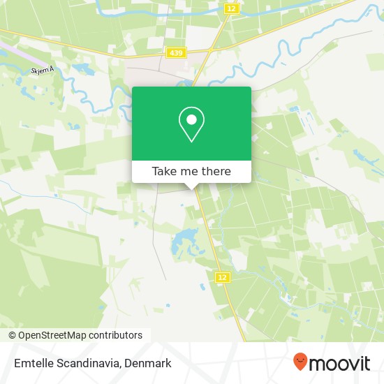 Emtelle Scandinavia map