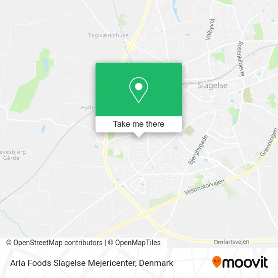 Arla Foods Slagelse Mejericenter map