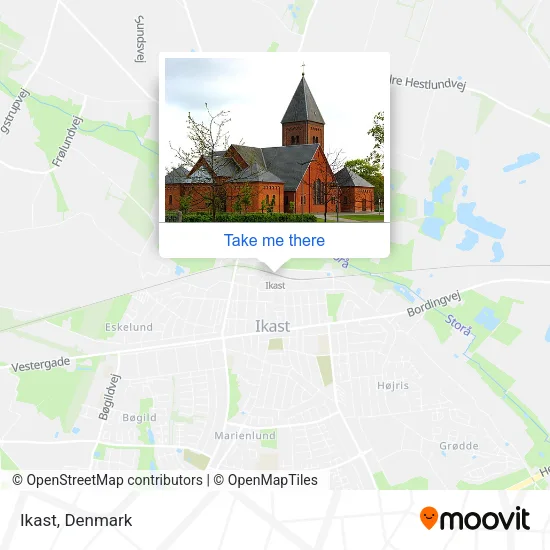 Ikast map