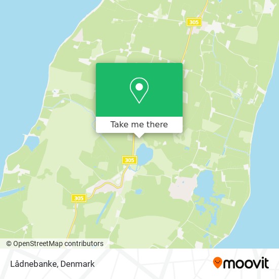 Lådnebanke map