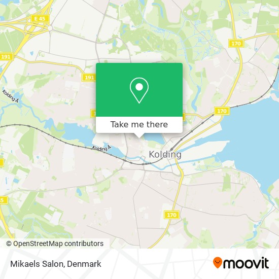 Mikaels Salon map