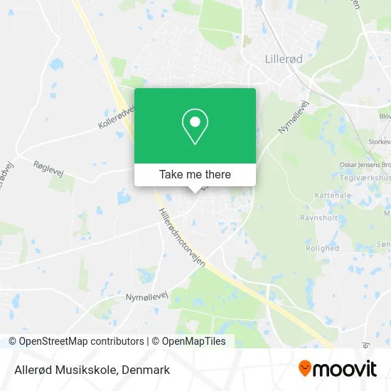 Allerød Musikskole map