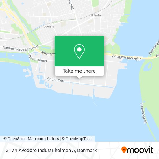 3174 Avedøre Industriholmen A map
