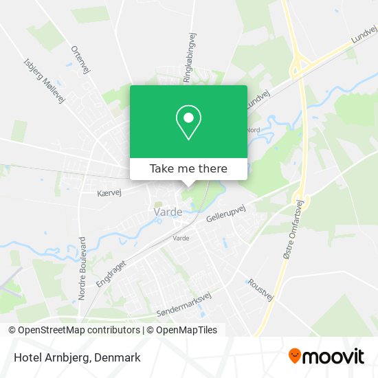 Hotel Arnbjerg map