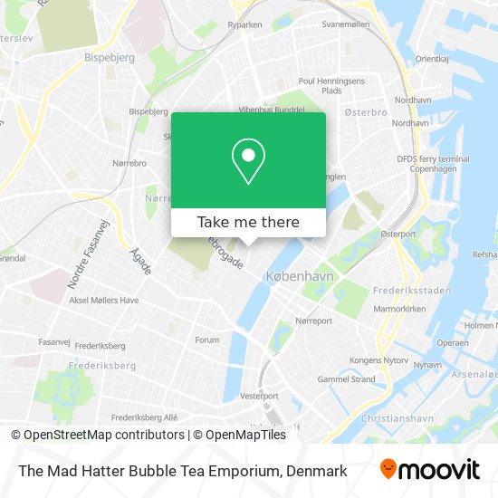 The Mad Hatter Bubble Tea Emporium map