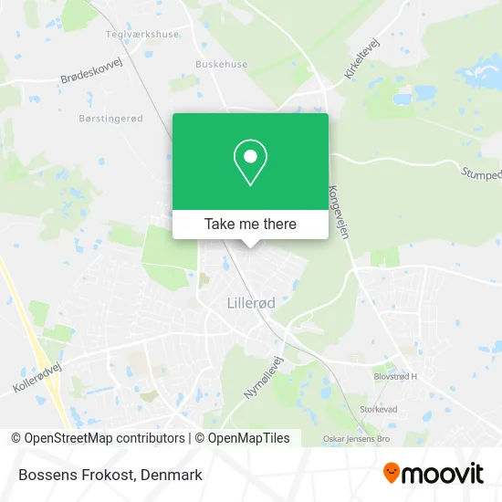Bossens Frokost map
