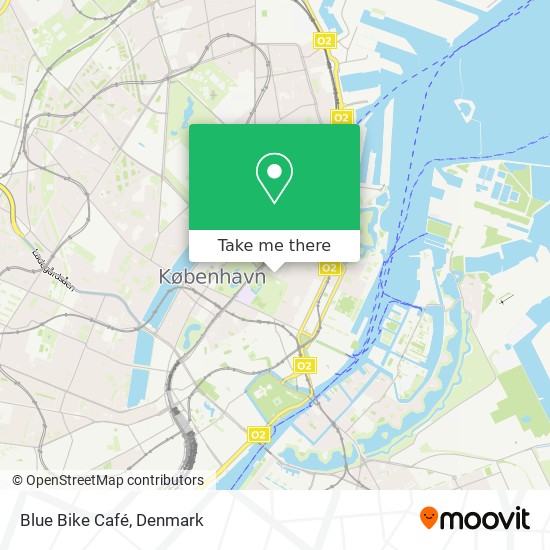 Blue Bike Café map