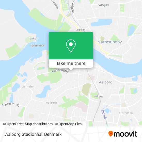 Aalborg Stadionhal map