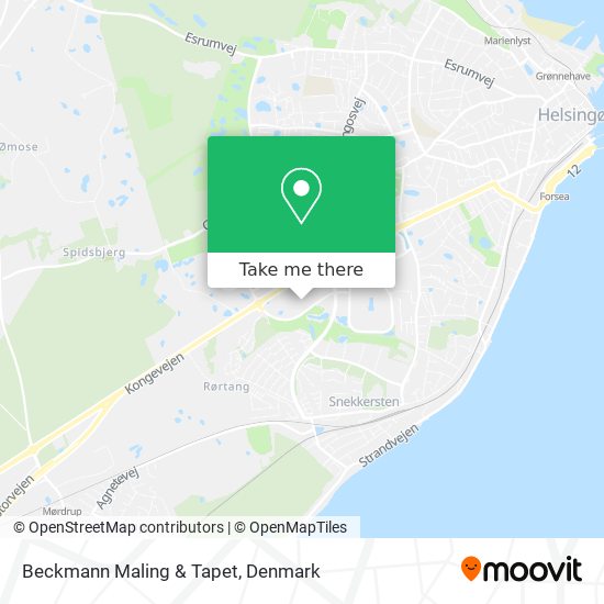 How to get to Beckmann Maling & Tapet in Helsingør Bus or