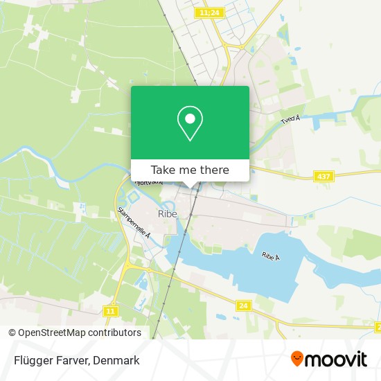 Flügger Farver map