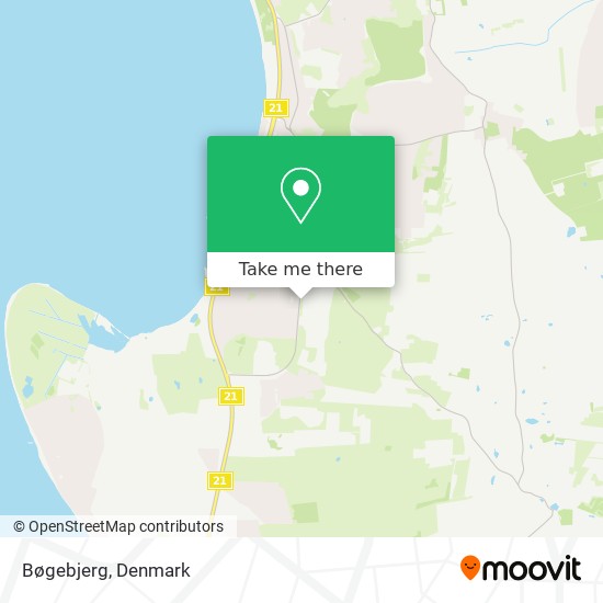 Bøgebjerg map