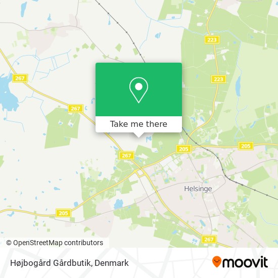 Højbogård Gårdbutik map