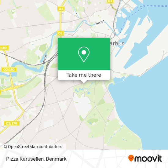 Pizza Karusellen map