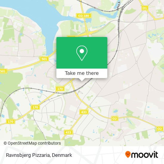 Ravnsbjerg Pizzaria map