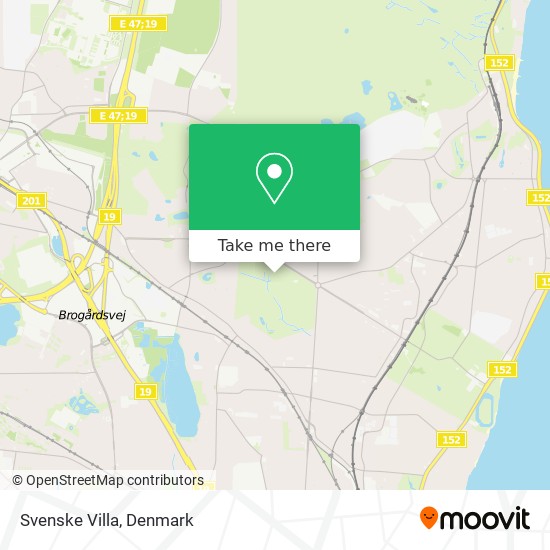 Svenske Villa map