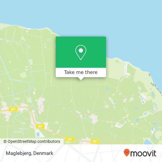 Maglebjerg map