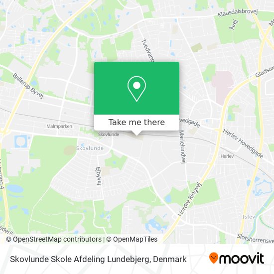 Skovlunde Skole Afdeling Lundebjerg map