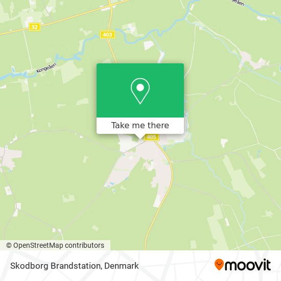 Skodborg Brandstation map