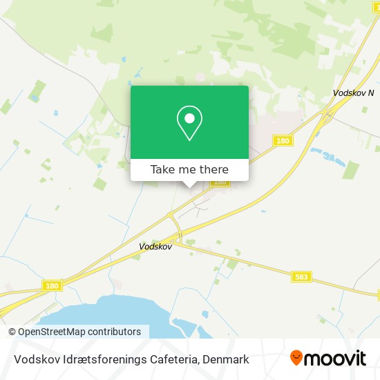 Vodskov Idrætsforenings Cafeteria map