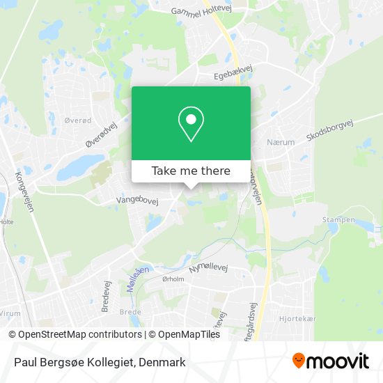 Paul Bergsøe Kollegiet map