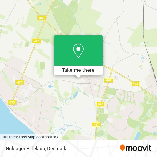 Guldager Rideklub map