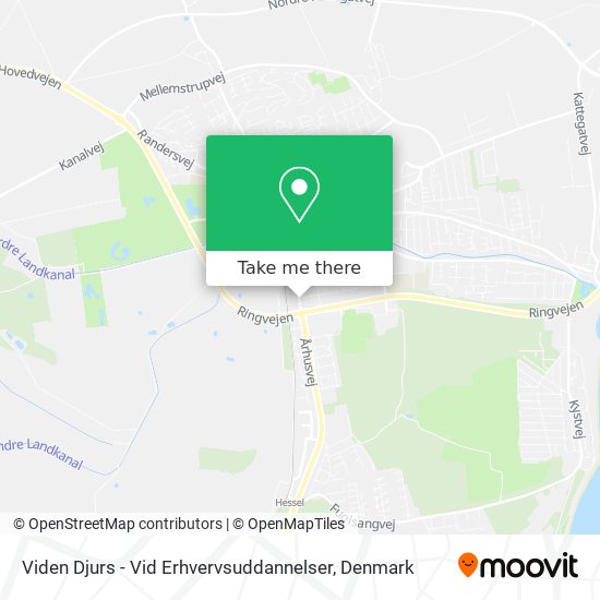 Viden Djurs - Vid Erhvervsuddannelser map