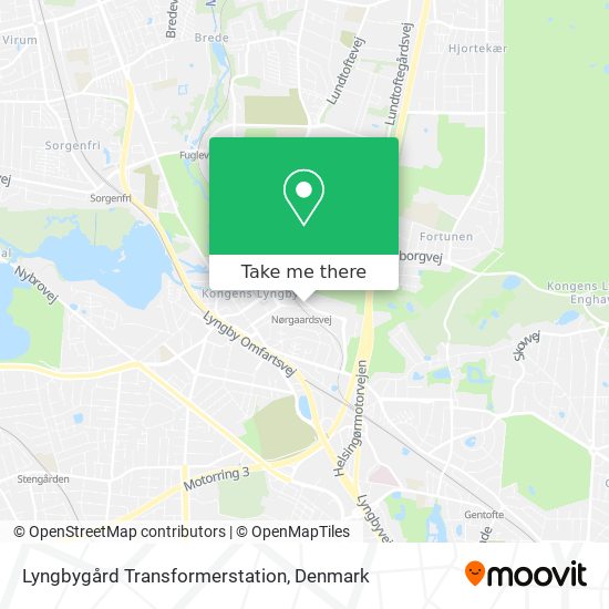Lyngbygård Transformerstation map