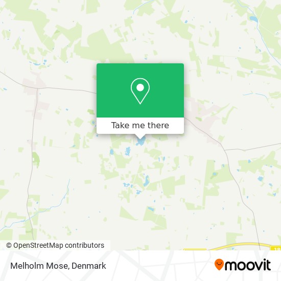 Melholm Mose map