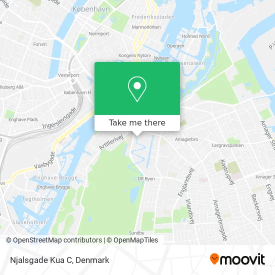 Njalsgade Kua C map