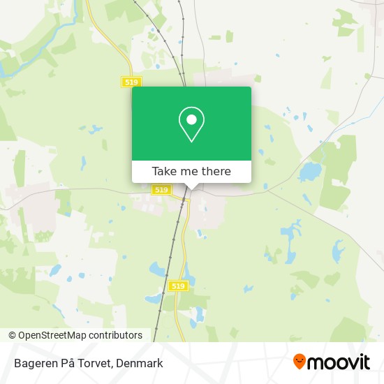 Bageren På Torvet map