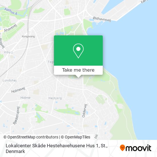 Lokalcenter Skåde Hestehavehusene Hus 1, St. map