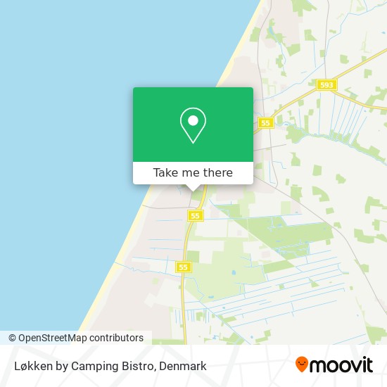 Løkken by Camping Bistro map