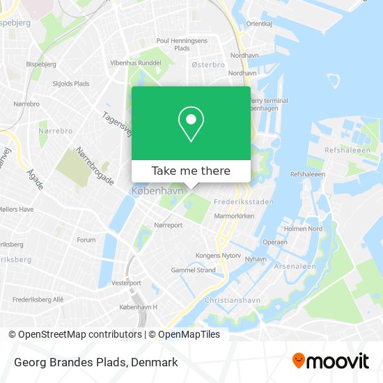 Georg Brandes Plads map