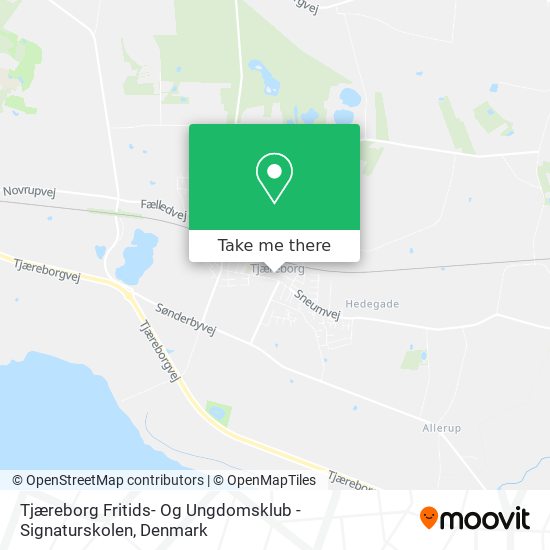 Tjæreborg Fritids- Og Ungdomsklub - Signaturskolen map