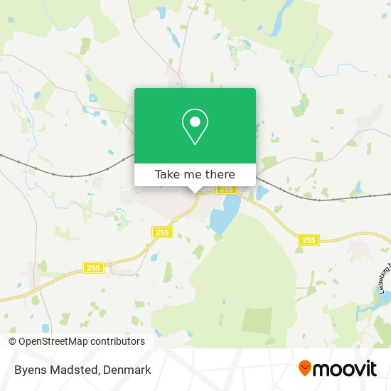 Byens Madsted map