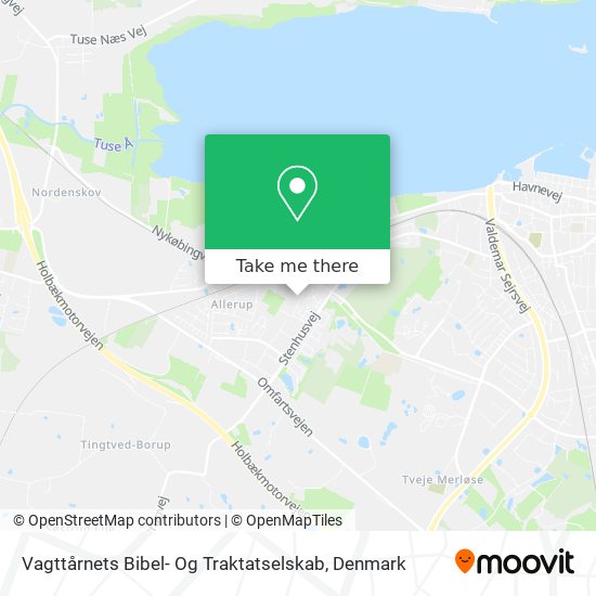 Vagttårnets Bibel- Og Traktatselskab map