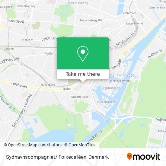 Sydhavnscompagniet/ Folkecaféen map
