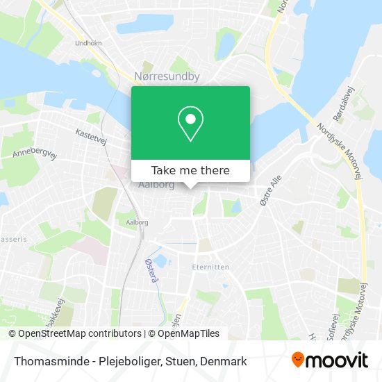 Thomasminde - Plejeboliger, Stuen map