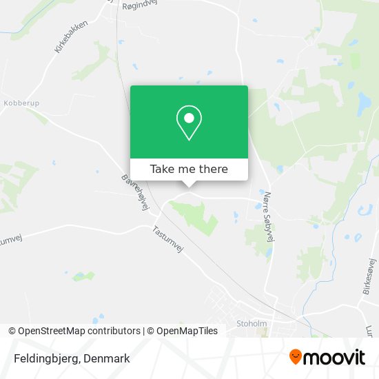 Feldingbjerg map