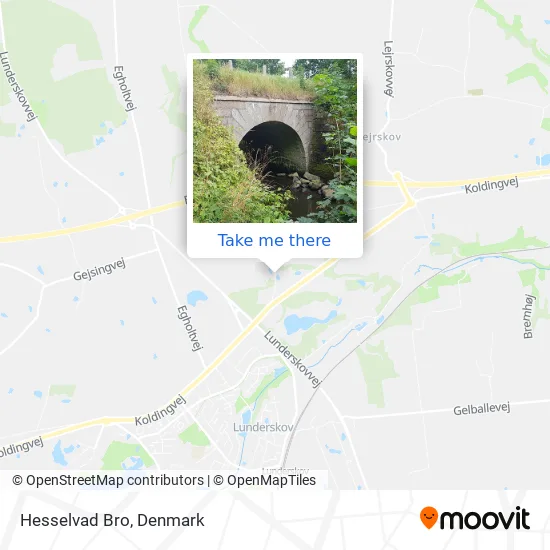 Hesselvad Bro map
