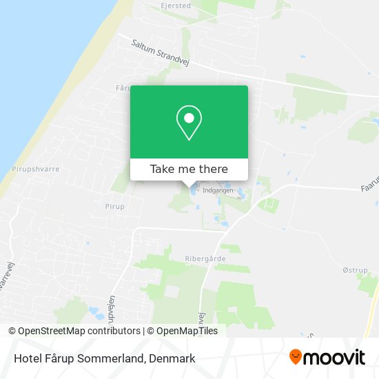 Hotel Fårup Sommerland map